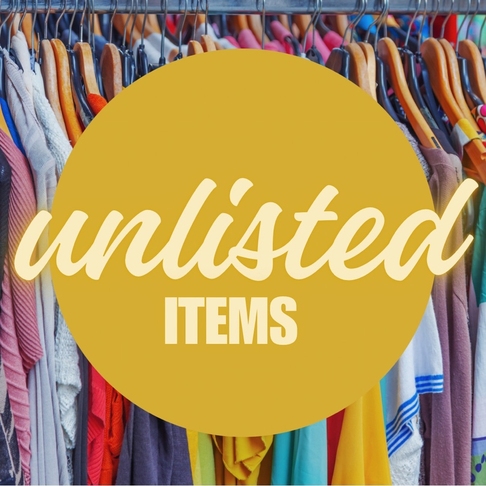 Unlisted items for live show